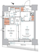 エストゥルース板橋本町 701 間取り図