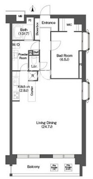 コンフォリア高島平 2-801 間取り図