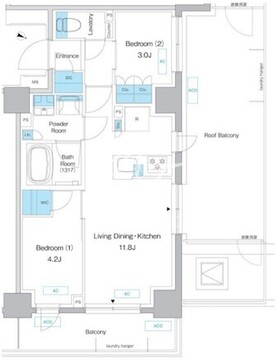 プレディアコート板橋 902 間取り図