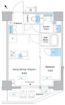 プレディアコート板橋 802 間取り図