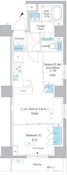 プレディアコート板橋 805 間取り図