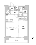 メトロステージ上野 704 間取り図