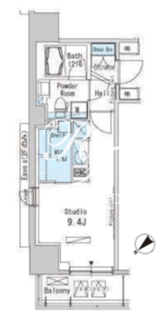 パークアクシス西巣鴨 303 間取り図
