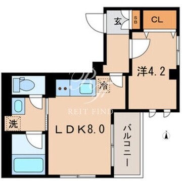 カーザ・ブランカ北斎 403 間取り図