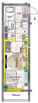 プラネソシエプラス桜台 306 間取り図