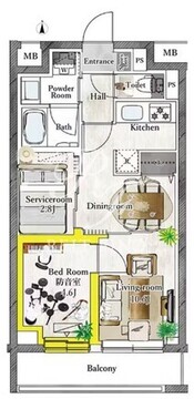 プラネソシエプラス桜台 209 間取り図