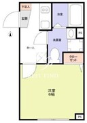 VISTA MAGOME 201 間取り図