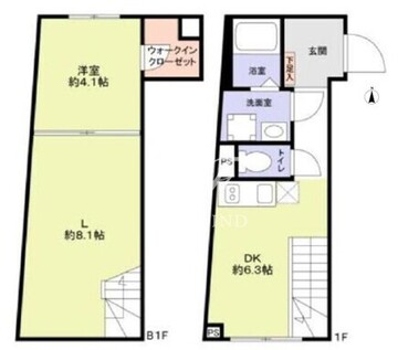 VISTA MAGOME 104 間取り図