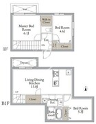 ライブフラット東高円寺2 101 間取り図