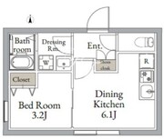 ライブフラット東高円寺2 203 間取り図