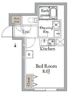 ライブフラット東高円寺2 402 間取り図