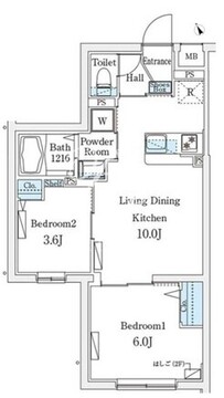 CREATIF駒澤大学前 105 間取り図