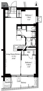 代々木参宮橋テラス 312 間取り図