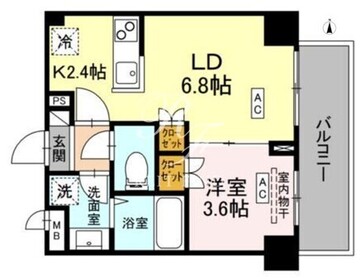 ロイジェント西新井 108 間取り図