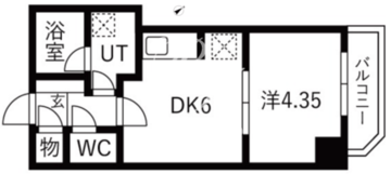 トラディス大塚 802 間取り図