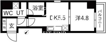トラディス大塚 501 間取り図