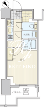 リビオメゾン南砂町 612 間取り図