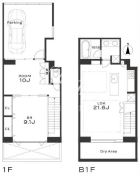 THE GRANDUO SAKURASHINMACHI 103 間取り図