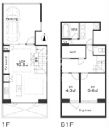 THE GRANDUO SAKURASHINMACHI 105 間取り図