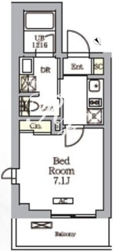 グランパーク千駄ヶ谷レジデンス 304 間取り図