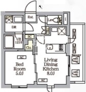グランパーク千駄ヶ谷レジデンス 206 間取り図 ?>