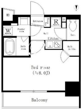 パークキューブ新板橋 503 間取り図