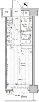 メイクスデザイン池袋イースト 103 間取り図
