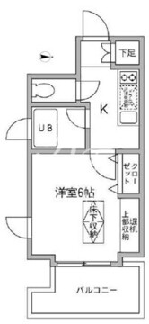 ラクラス木場公園 602 間取り図