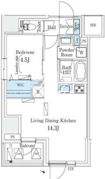 アーバンブリーズ恵比寿 1201 間取り図