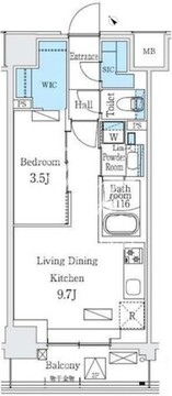 アーバンブリーズ巣鴨 302 間取り図