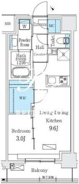 アーバンブリーズ巣鴨 303 間取り図