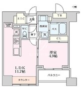 プライマル品川大井町 203 間取り図