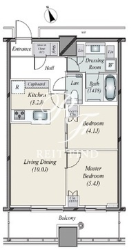 WORLD TOWER RESIDENCE 2112 間取り図
