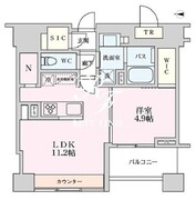 プライマル品川大井町 504 間取り図