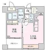 プライマル品川大井町 505 間取り図