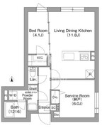 コンフォリア・リヴ両国イースト 205 間取り図
