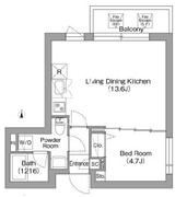 コンフォリア・リヴ両国イースト 604 間取り図