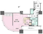 東京ツインパークス 608 間取り図