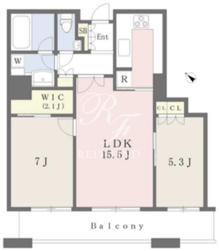 東京ツインパークス L-708 間取り図