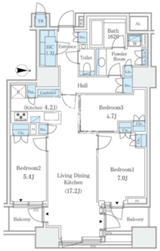 三田ガーデンヒルズ E-1314 間取り図