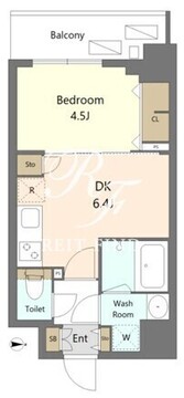 エスレジデンス新宿早稲田アヴェリス 702 間取り図