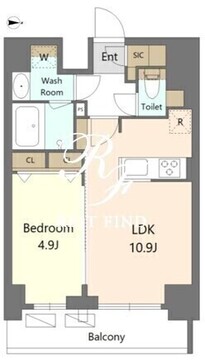 エスレジデンス新宿早稲田アヴェリス 704 間取り図