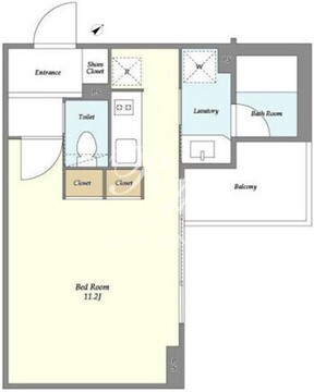 エルスタンザ代々木 214 間取り図