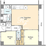 HF大森町レジデンス 206 間取り図