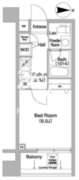 コンフォリア本所吾妻橋 402 間取り図