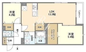 ウェルスクエア渋谷本町 101 間取り図