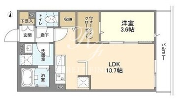 ウェルスクエア渋谷本町 102 間取り図