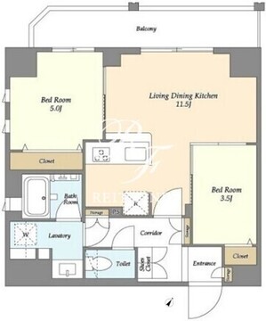 リテラス三ノ輪ウエスト 502 間取り図