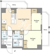 リテラス三ノ輪ウエスト 506 間取り図