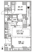 東雲キャナルコートCODAN 20-707 間取り図